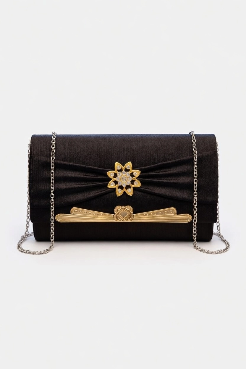 Ruby Floral Clutch
