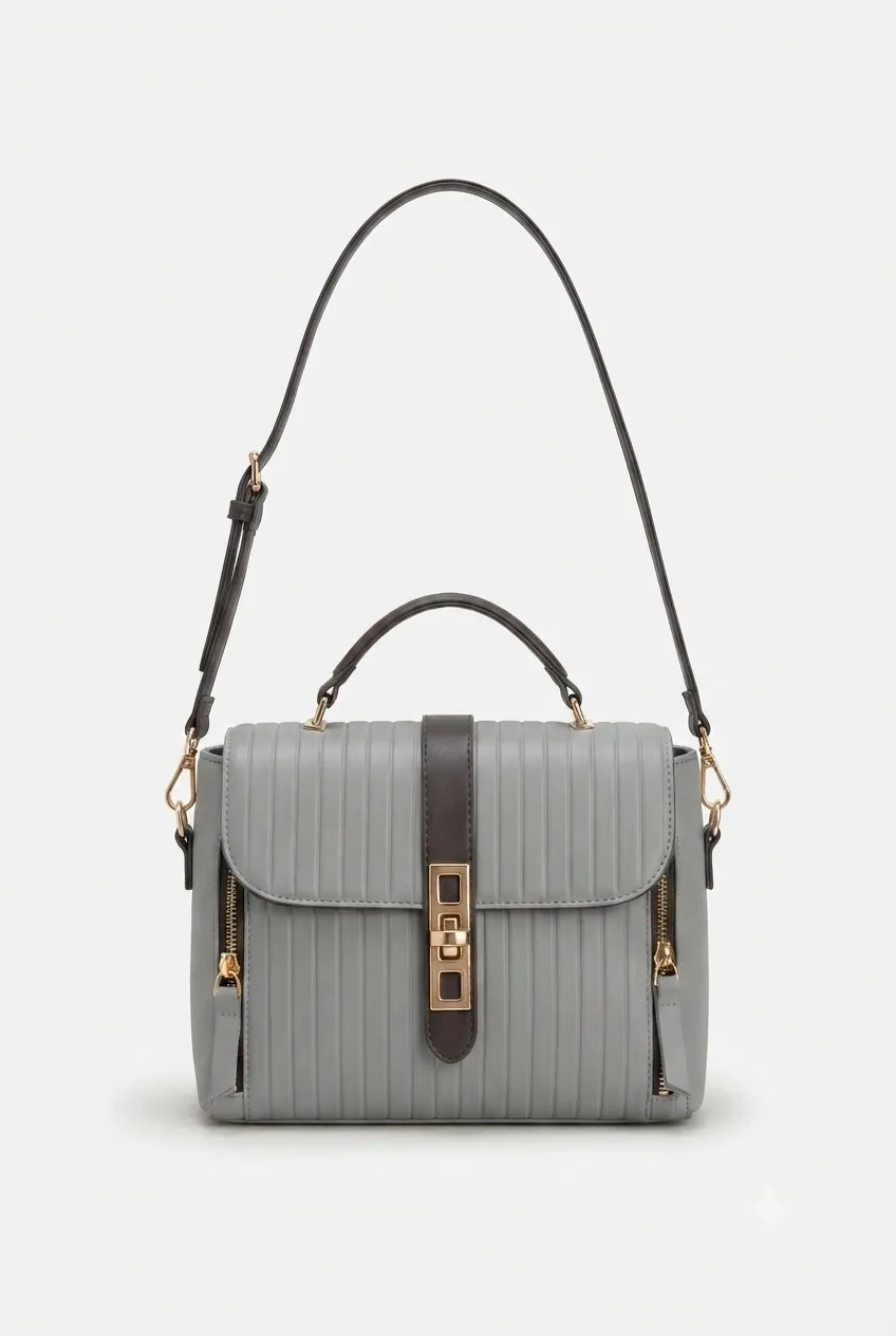 Signature Lock Shoulder Bag