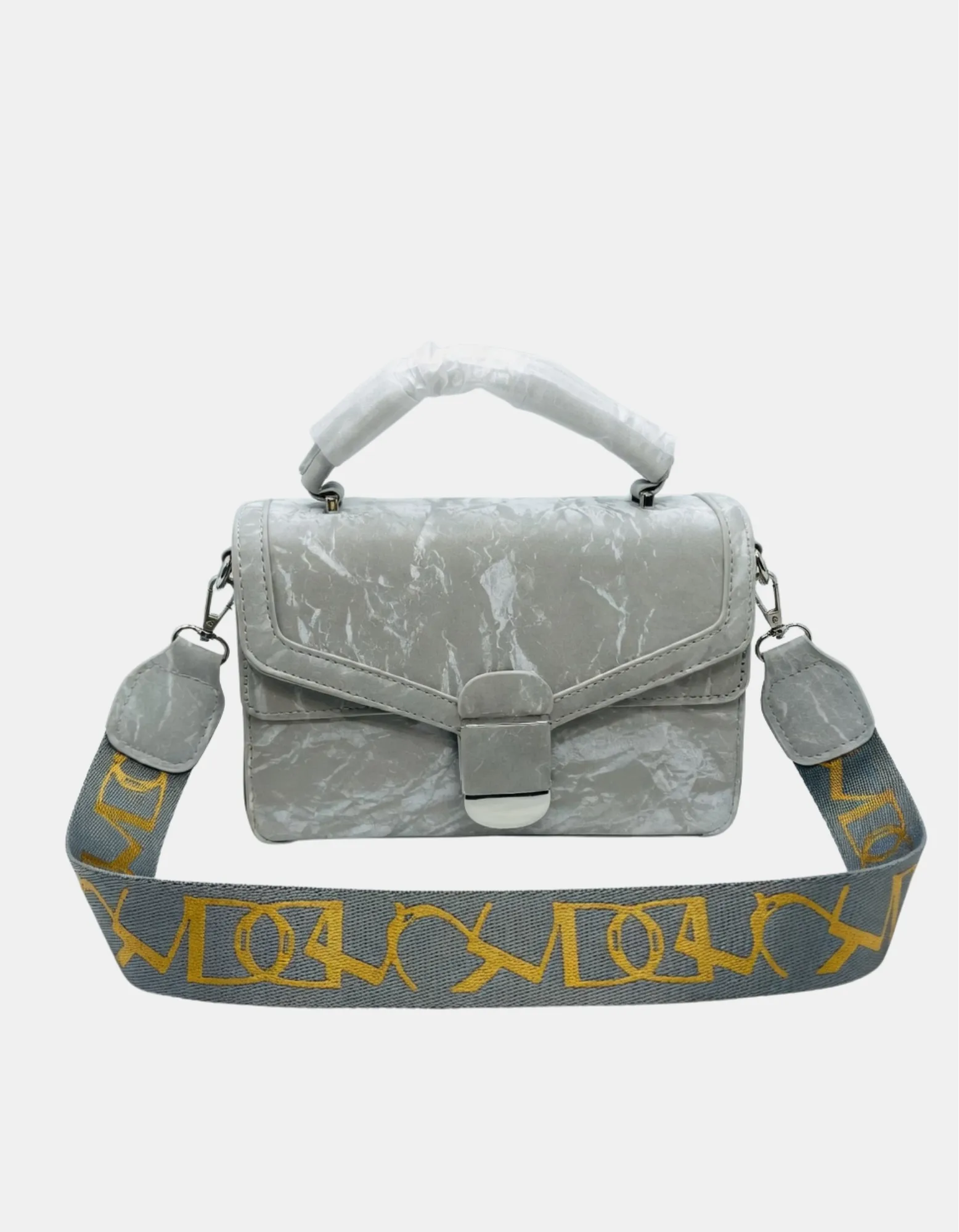Mint Marble Satchel Bag