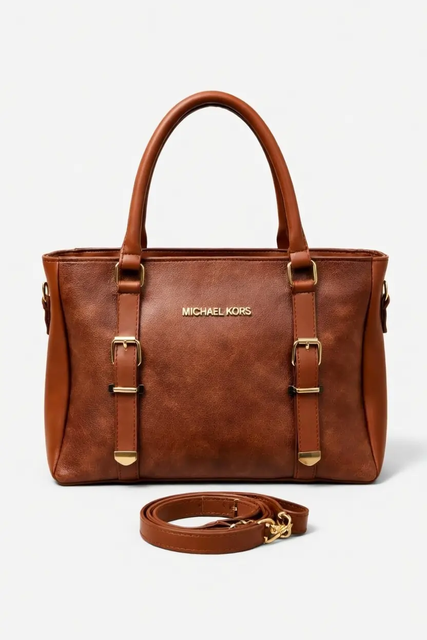 Brown Leather Tote Bag